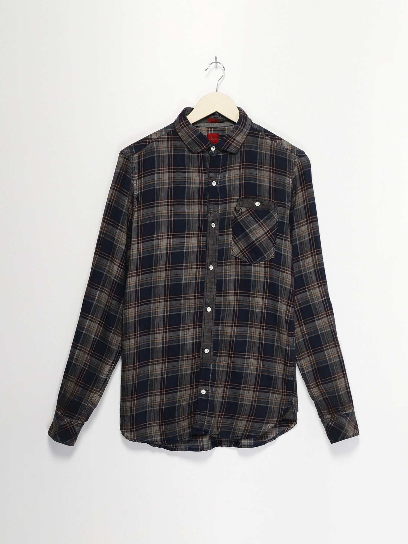 Рубашка S.Oliver модель 13611212227_комб. Фото