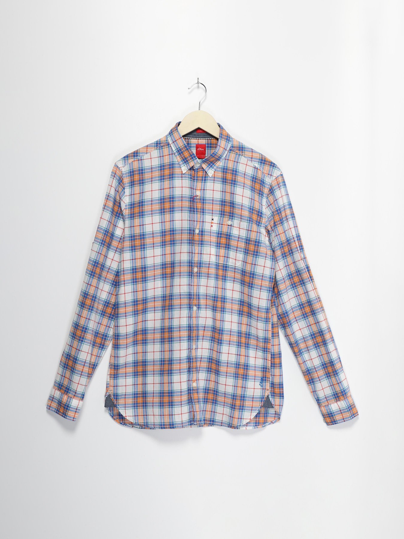 Рубашка S.Oliver модель 13704212335_комб. Фото