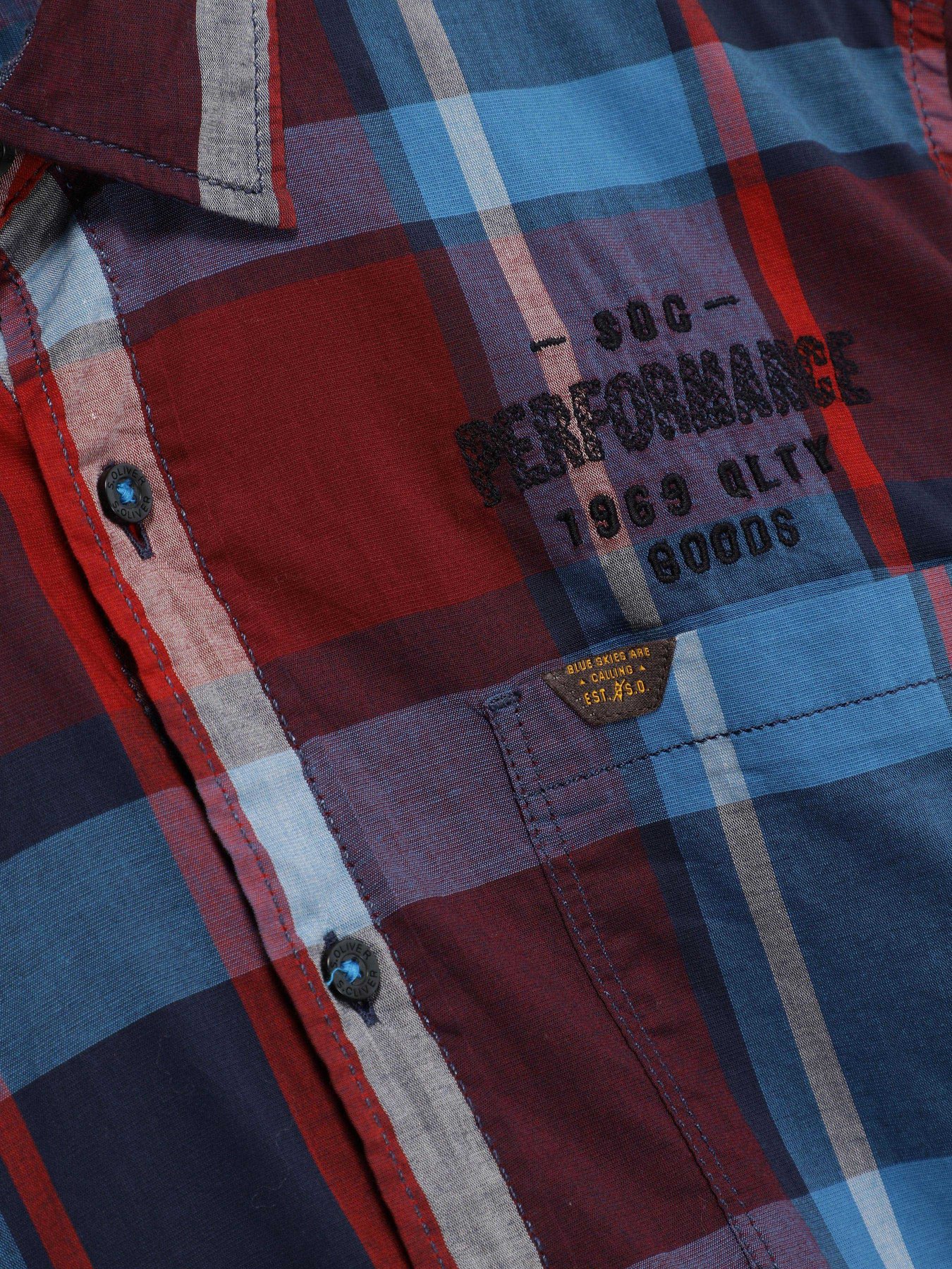 Рубашка S.Oliver модель 13708212359_комб. Фото