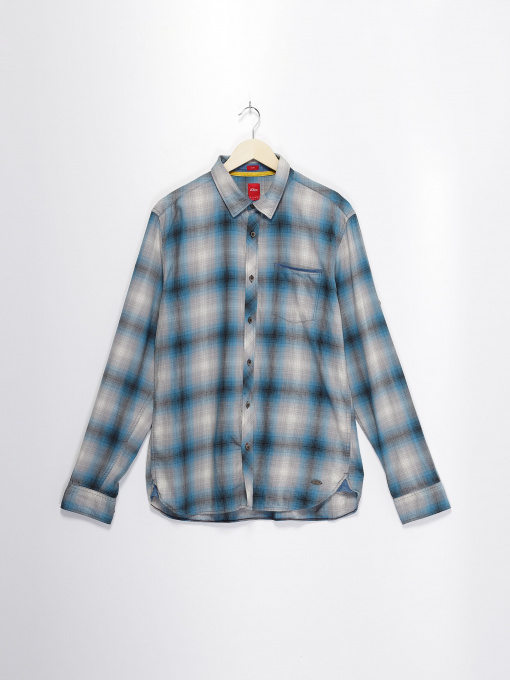 Сорочка повсякденна S.Oliver модель 13711214034_комб. Фото