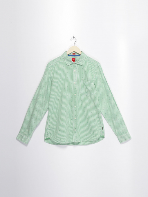 Сорочка повсякденна S.Oliver модель 13801214022_с.зелений комб. Фото