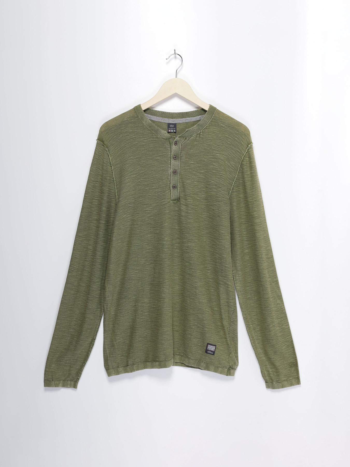 Лонгслів S.Oliver модель 13807614682_хакі Фото