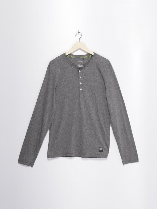 Лонгслив S.Oliver модель 13808316340_сірий Фото