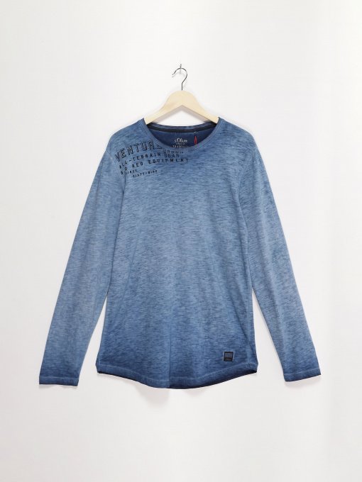 Лонгслив S.Oliver модель 13809316306_синій Фото