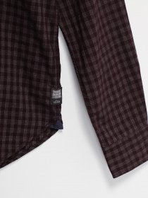 Сорочка S.Oliver модель 13811213530_т.бордовий комб. Фото