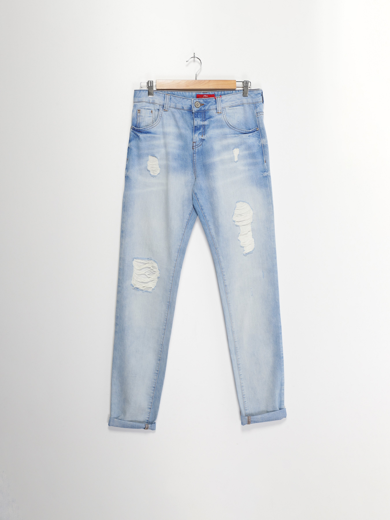 Прямые джинсы S.Oliver модель 14602722801_с.синій Фото