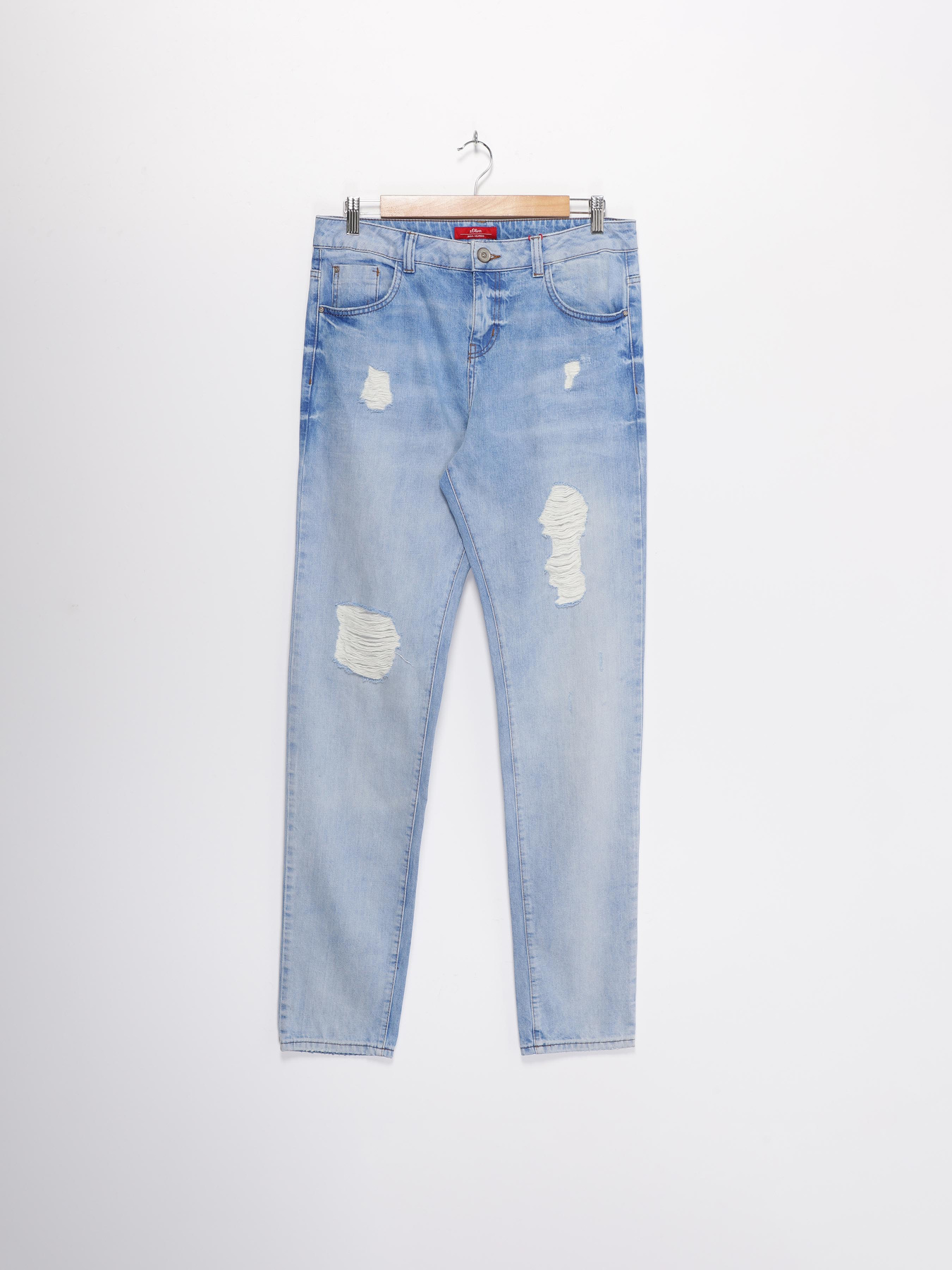 Прямые джинсы S.Oliver модель 14603712152_с.синій Прямые джинсы S.Oliver модель 14603712152_с.синій Фото