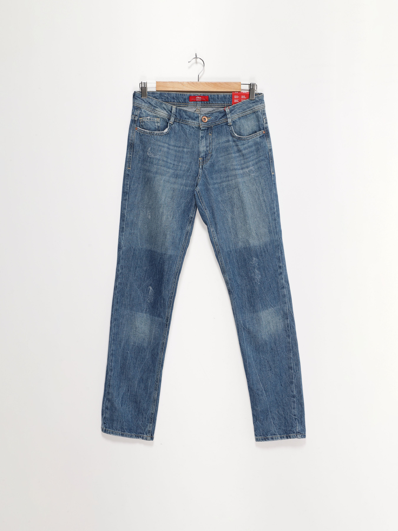 Прямые джинсы S.Oliver модель 14703713711_с.синій Фото