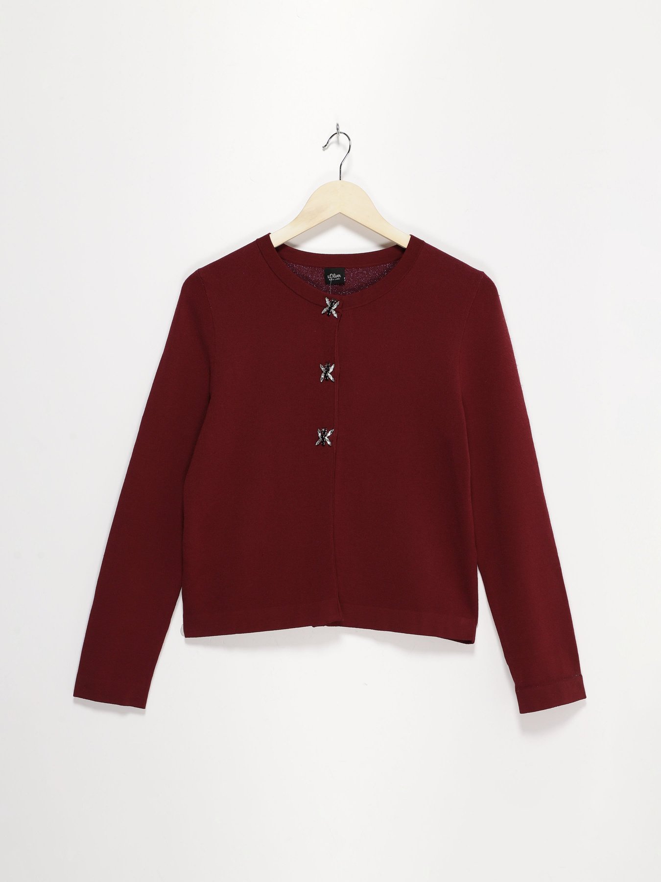 Кофта S.Oliver модель 14710644741_бордовий Фото