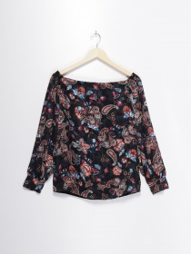 Блуза S.Oliver модель 14807112164_чорний комб. Фото