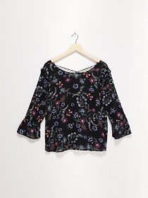 Блуза S.Oliver модель 14807193611_чорний комб. Блуза S.Oliver модель 14807193611_чорний комб. Фото