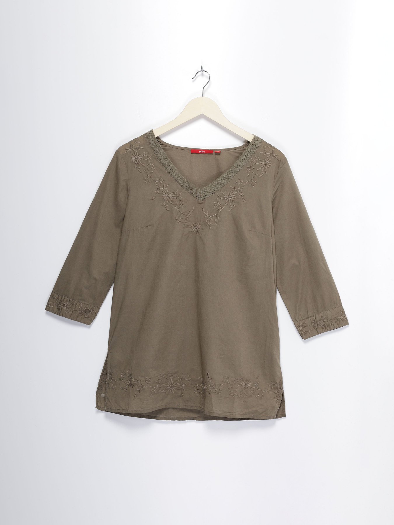 Блуза S.Oliver модель 14807193621_хакі Фото