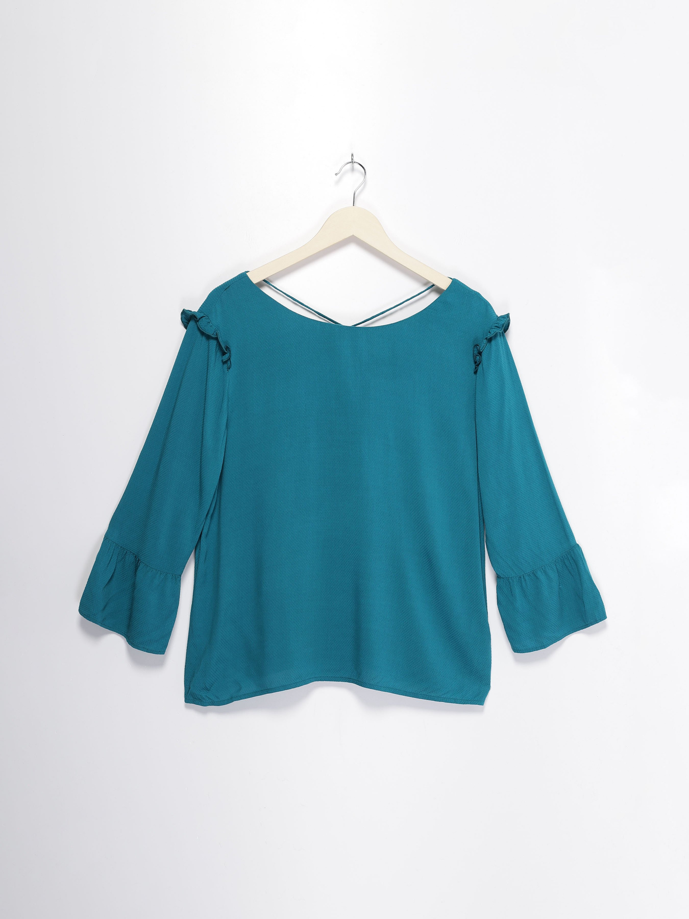 Блуза S.Oliver модель 14807195236_т.бірюзовий Фото