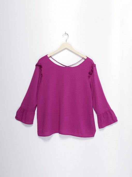 Блуза S.Oliver модель 14807195236_т.рожевий Фото