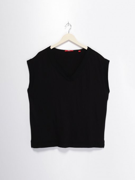 Футболка S.Oliver модель 14807323299_чорний Фото