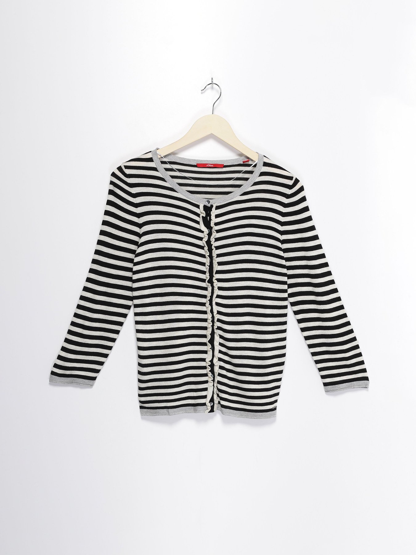 Кофта S.Oliver модель 14807644746_чорний комб. Фото