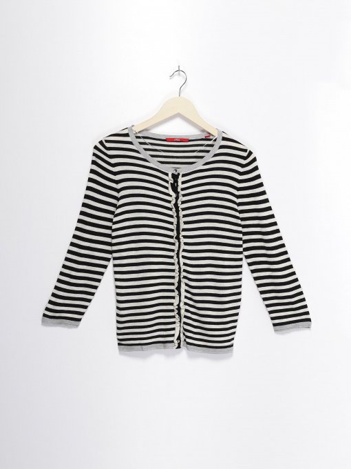 Кофта S.Oliver модель 14807644746_чорний комб. Фото