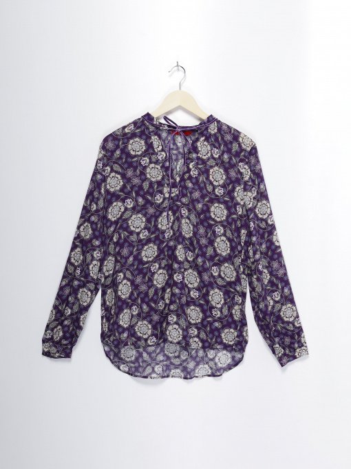 Блуза S.Oliver модель 14808112195_фіолетовий комб. Фото