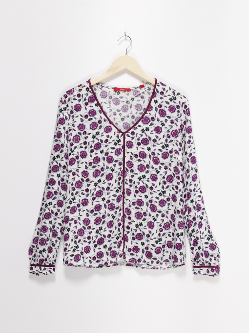 Блуза S.Oliver модель 14808118990_білий комб. Фото