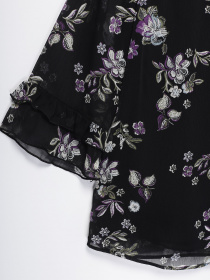 Блуза S.Oliver модель 14808192588_чорний комб. Фото