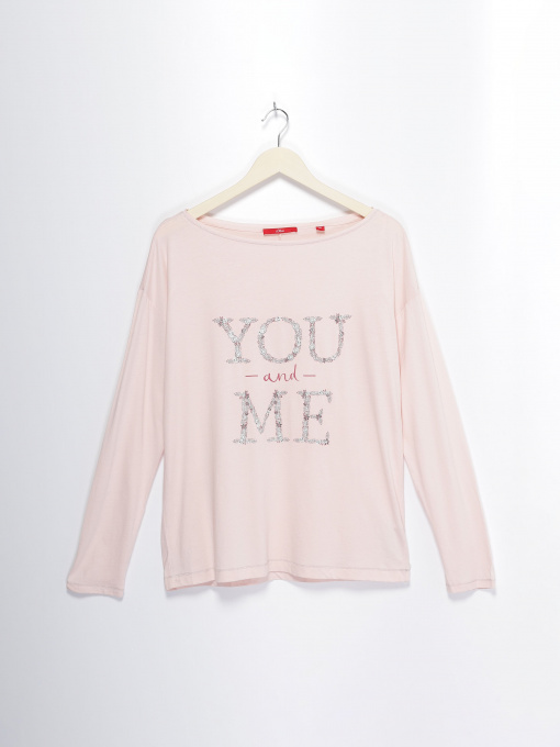 Лонгслив S.Oliver модель 14808316512_с.рожевий Фото