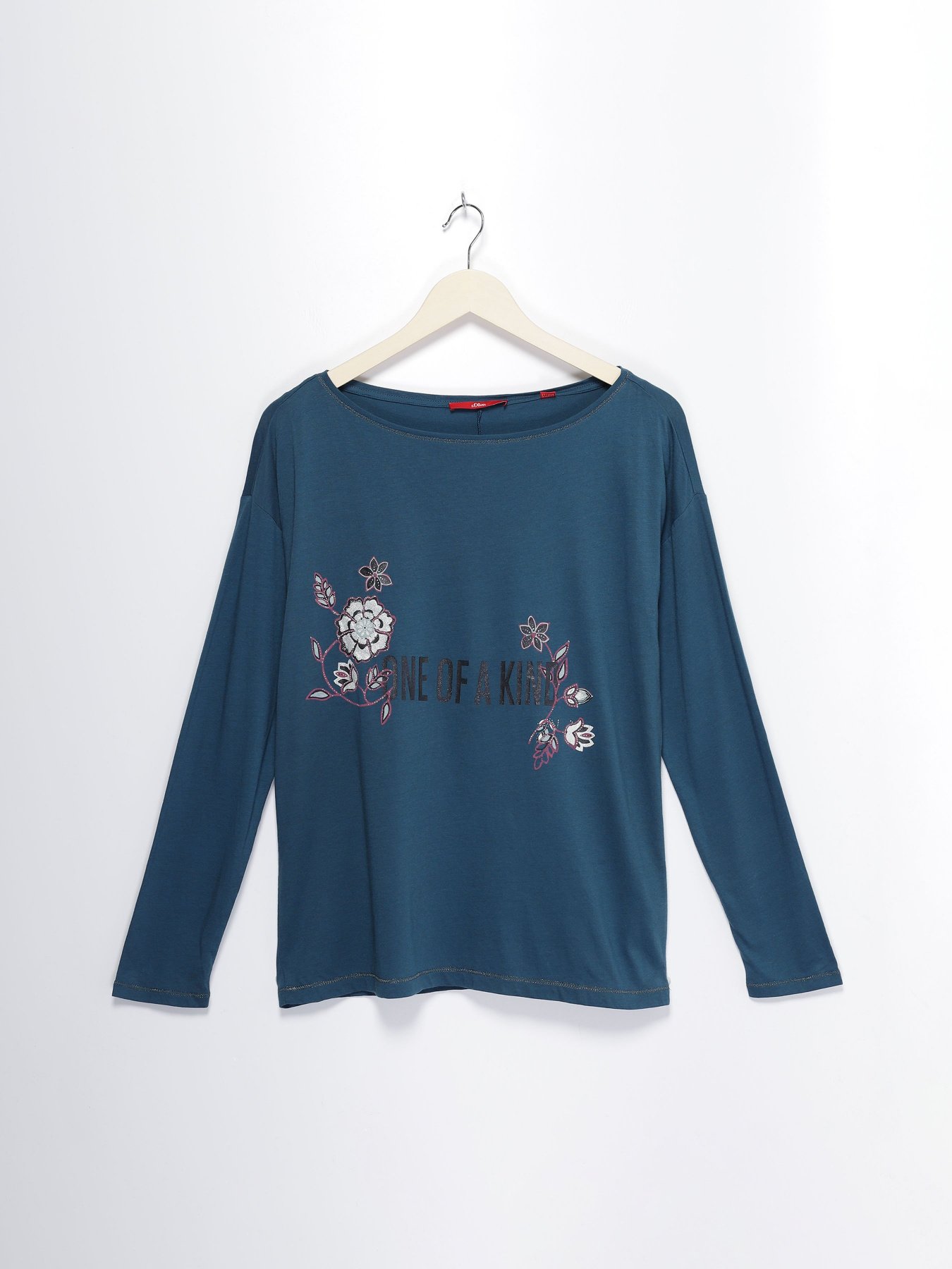 Лонгслив S.Oliver модель 14808316512_синій Фото