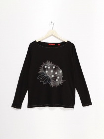 Лонгслив S.Oliver модель 14808316512_чорний Фото