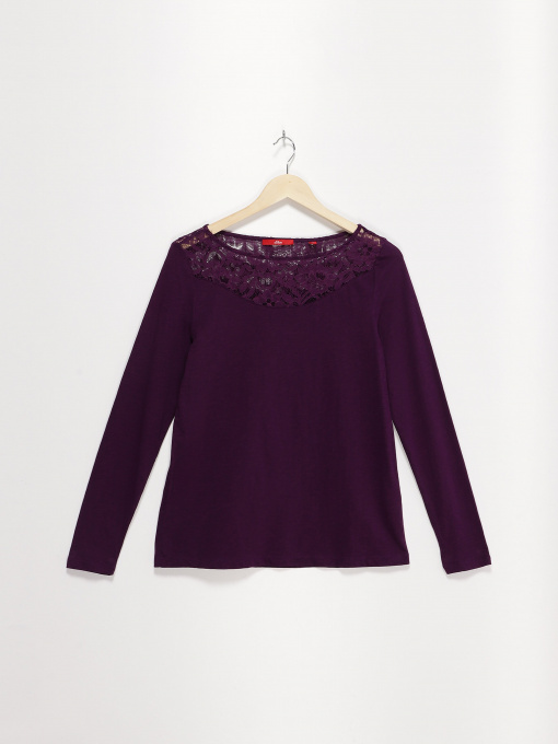 Лонгслив S.Oliver модель 14808316513_фіолетовий Фото