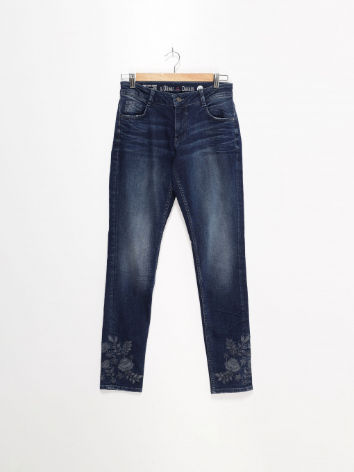 Прямые джинсы S.Oliver модель 14808715317_т.синій Фото