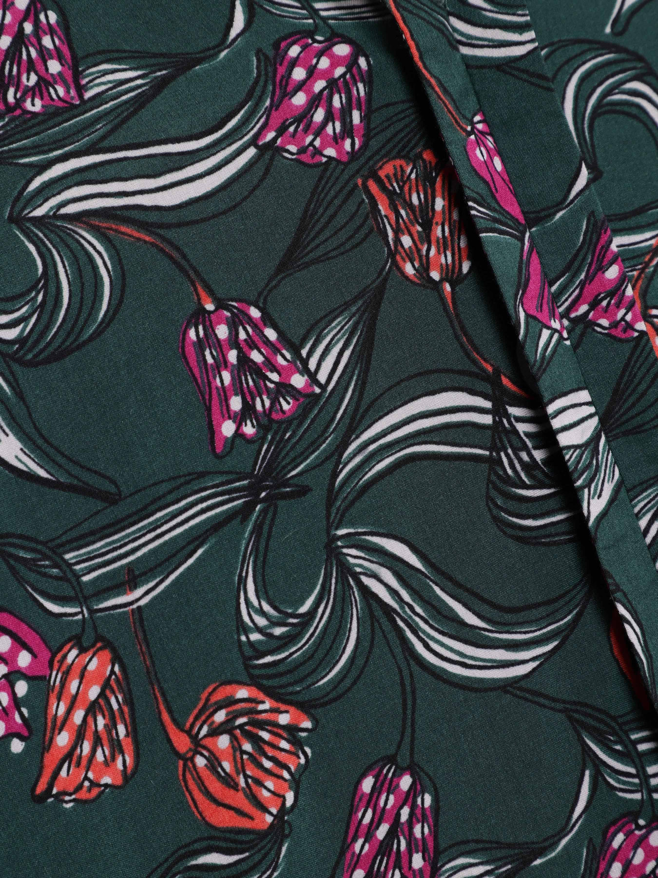 Блуза S.Oliver модель 14809112063_т.зелений комб. Фото