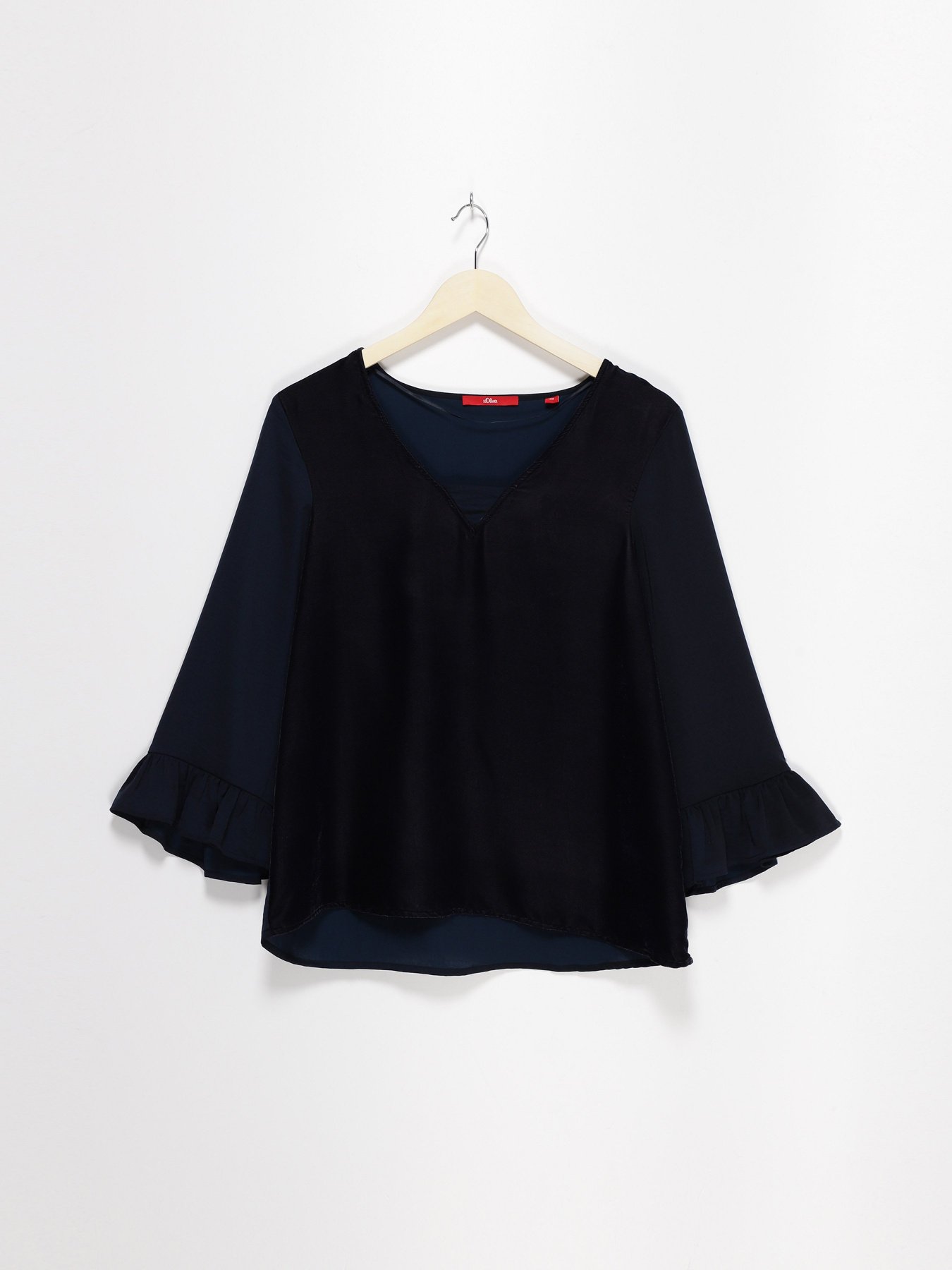 Блуза S.Oliver модель 14809194186_т.синій Фото