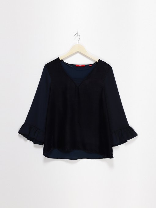 Блуза S.Oliver модель 14809194186_т.синій Фото