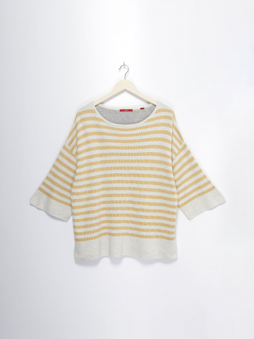 Джемпер S.Oliver модель 14809615207_с.сірий з жовтим Фото