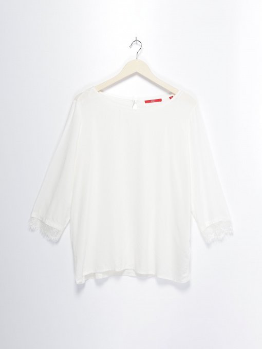 Блуза S.Oliver модель 14810398284_білий Фото