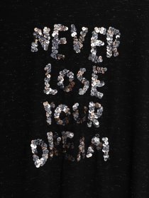 Лонгслив S.Oliver модель 14811398272_чорний комб. Фото