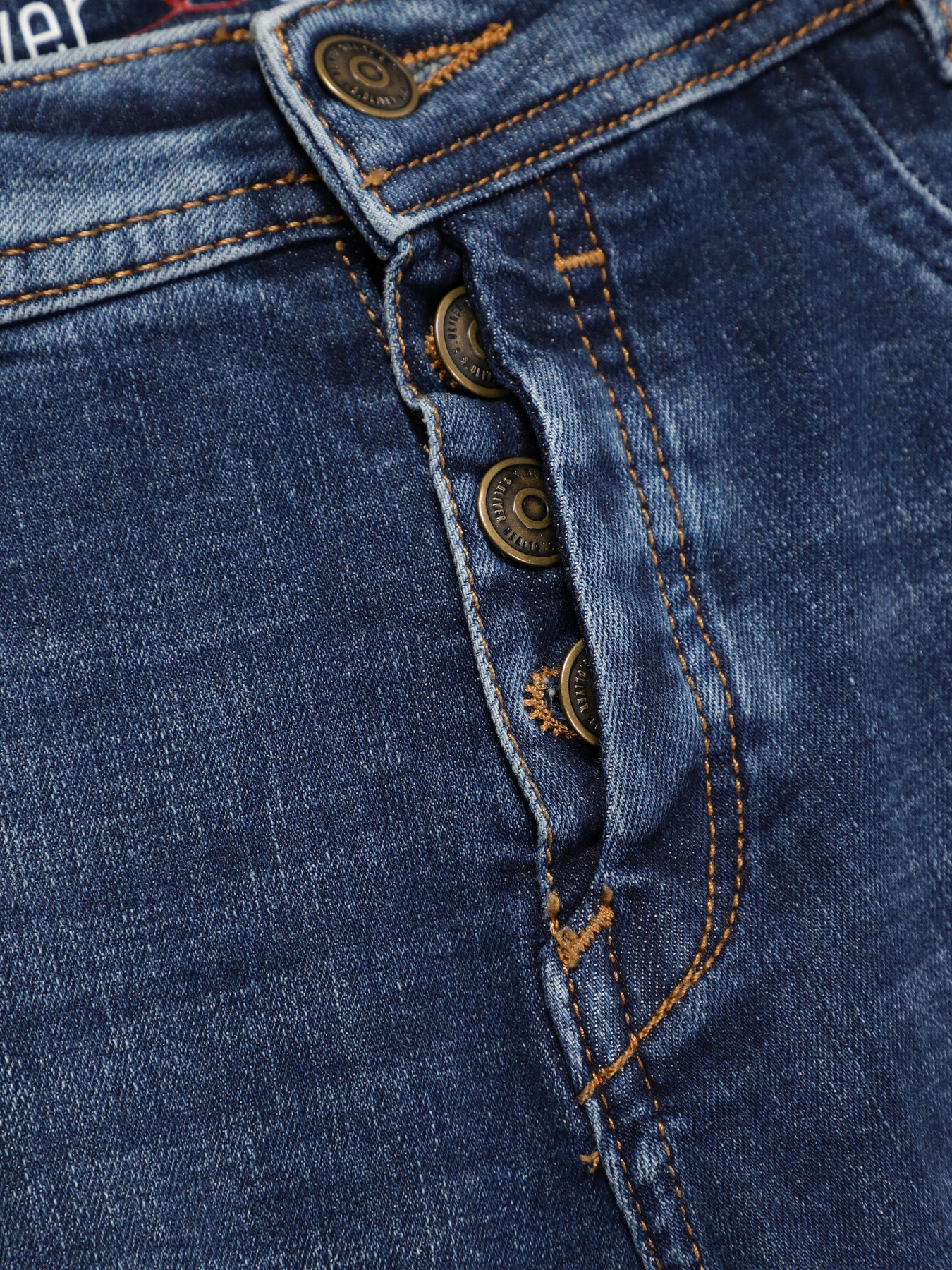 Прямые джинсы S.Oliver модель 14811715291_синій Фото