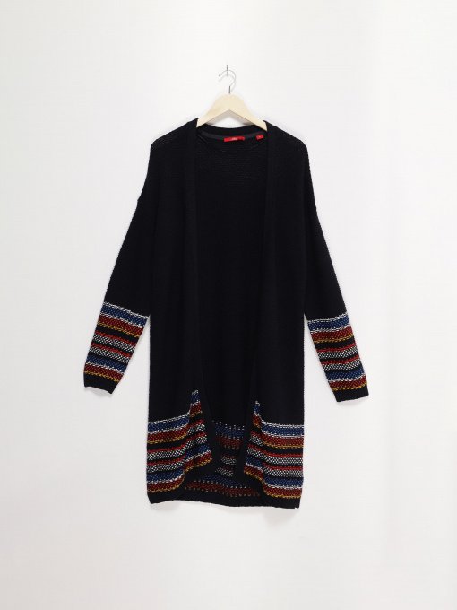 Кардиган S.Oliver модель 14903642250_т.синій комб. Фото