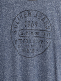 Лонгслив S.Oliver модель 20711318017_сірий з с.синім Фото