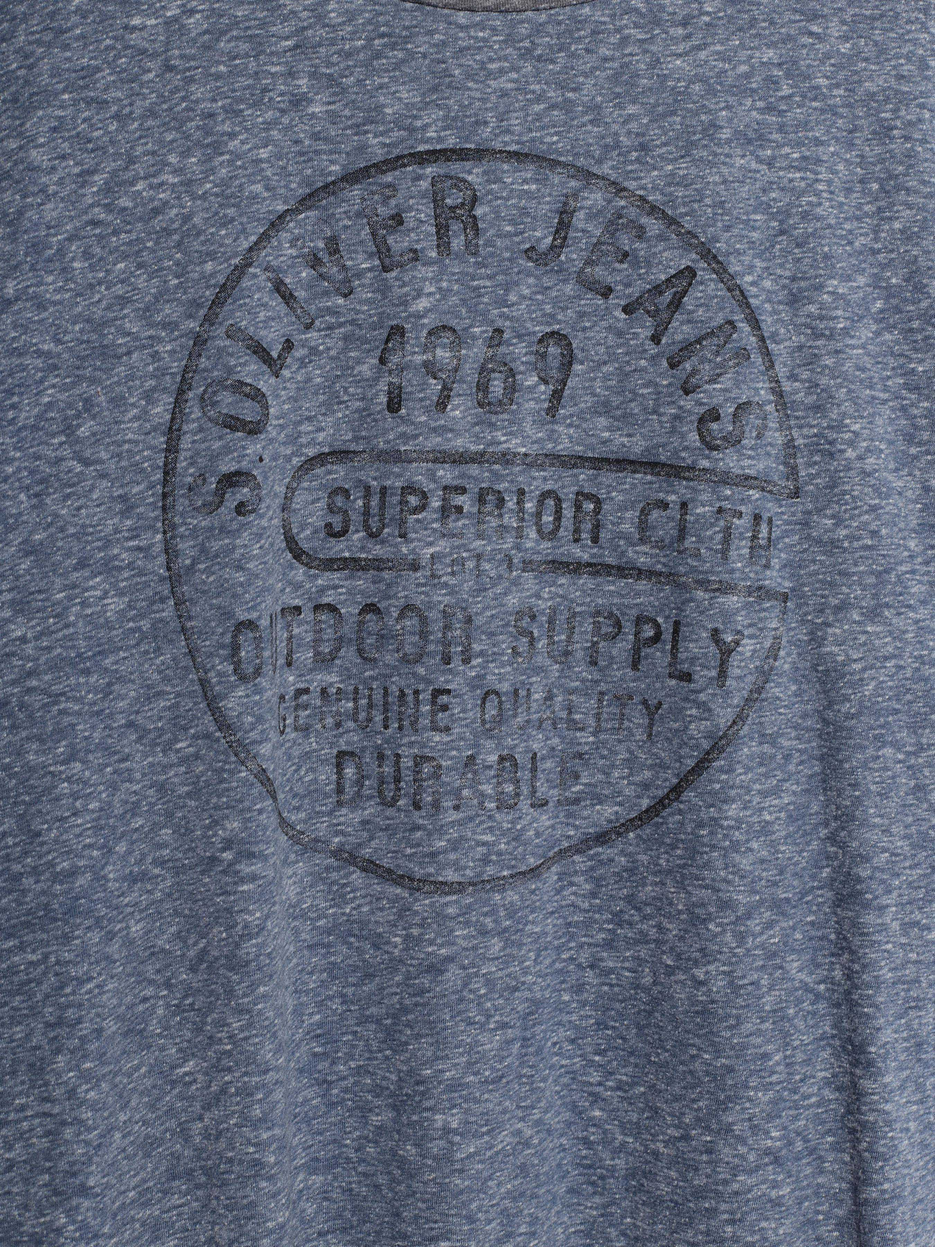 Лонгслів S.Oliver модель 20711318017_сірий з с.синім Фото