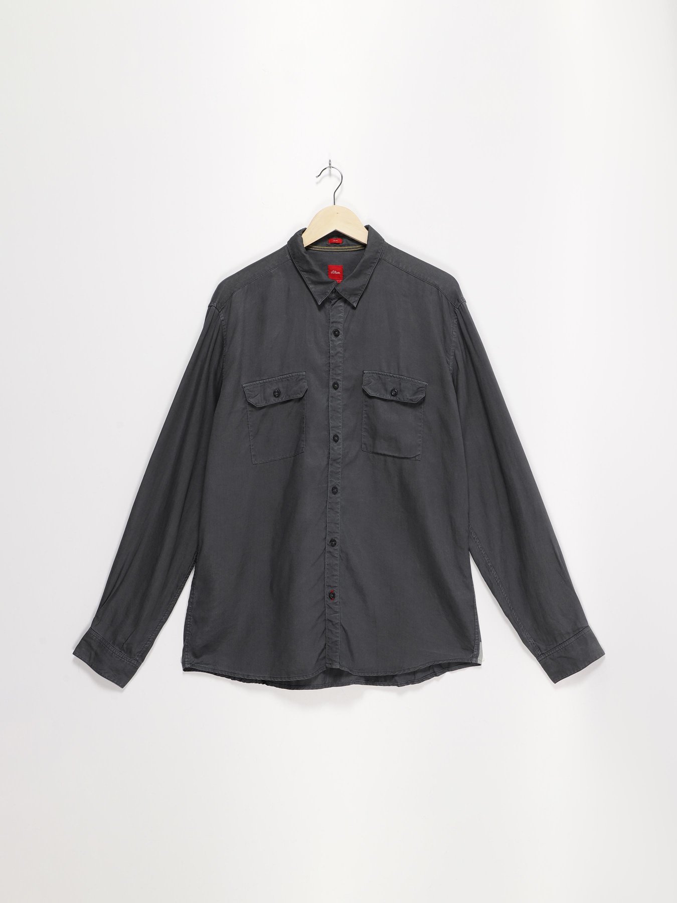 Сорочка S.Oliver модель 20712212878_т.сірий Фото