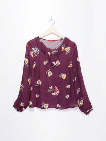 Блуза S.Oliver модель 21710112128_т.фіолетовий комб. Блуза S.Oliver модель 21710112128_т.фіолетовий комб. Фото