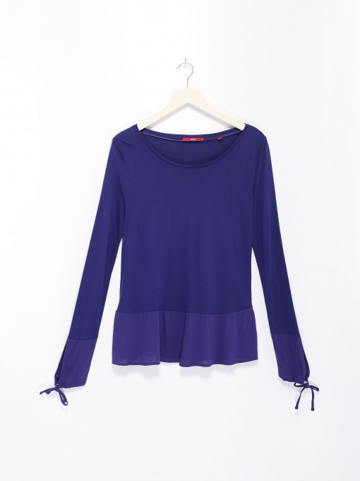 Лонгслив S.Oliver модель 21711316294_фіолетовий Фото
