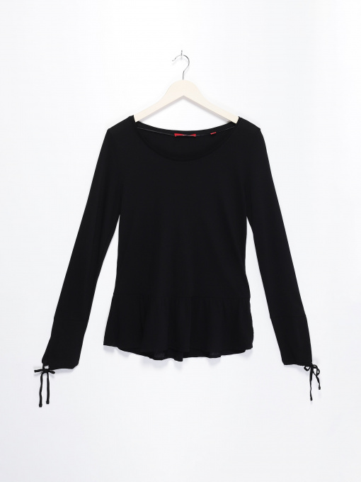 Лонгслив S.Oliver модель 21711316294_чорний Фото