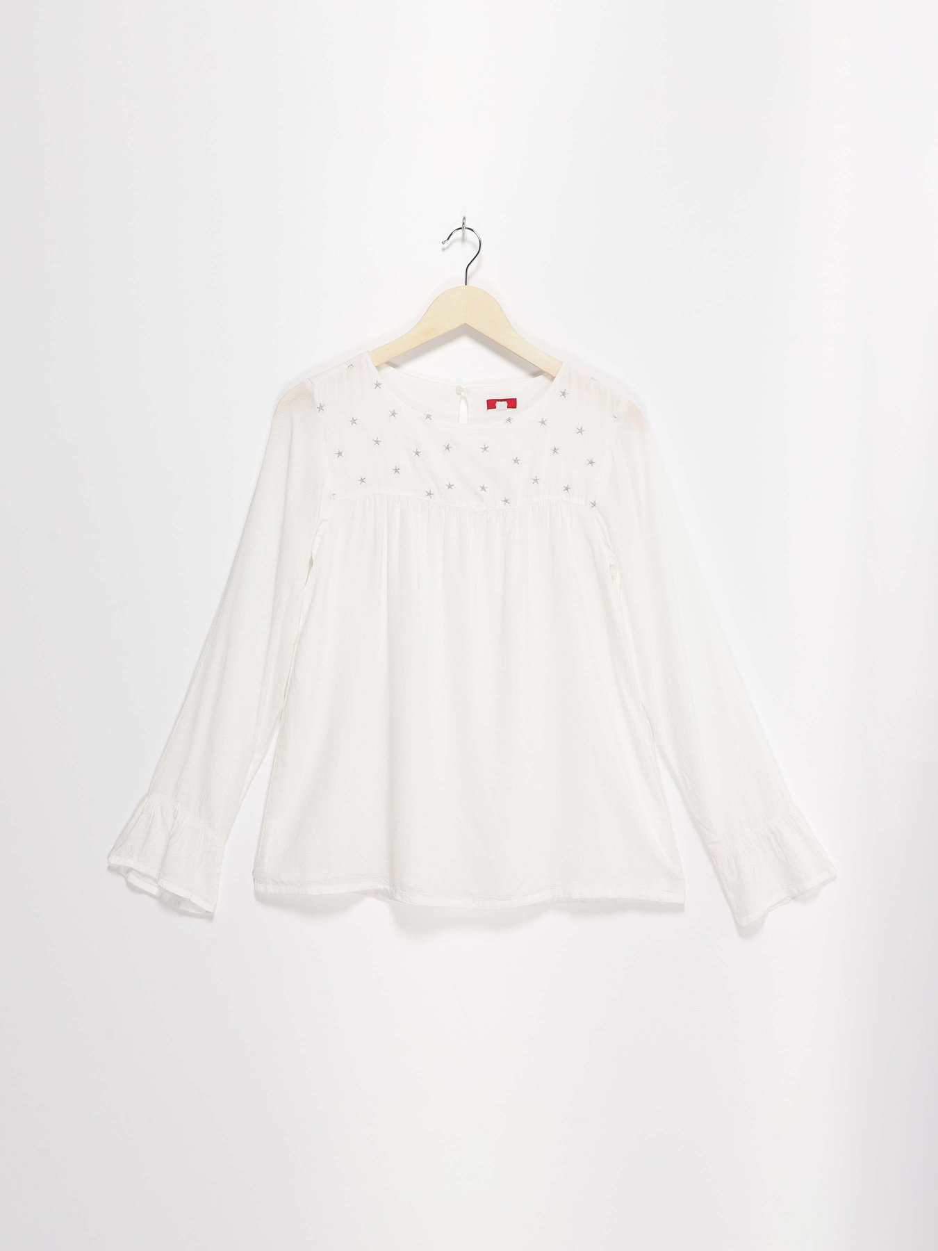 Блуза S.Oliver модель 26032019155_білий з срібним Фото