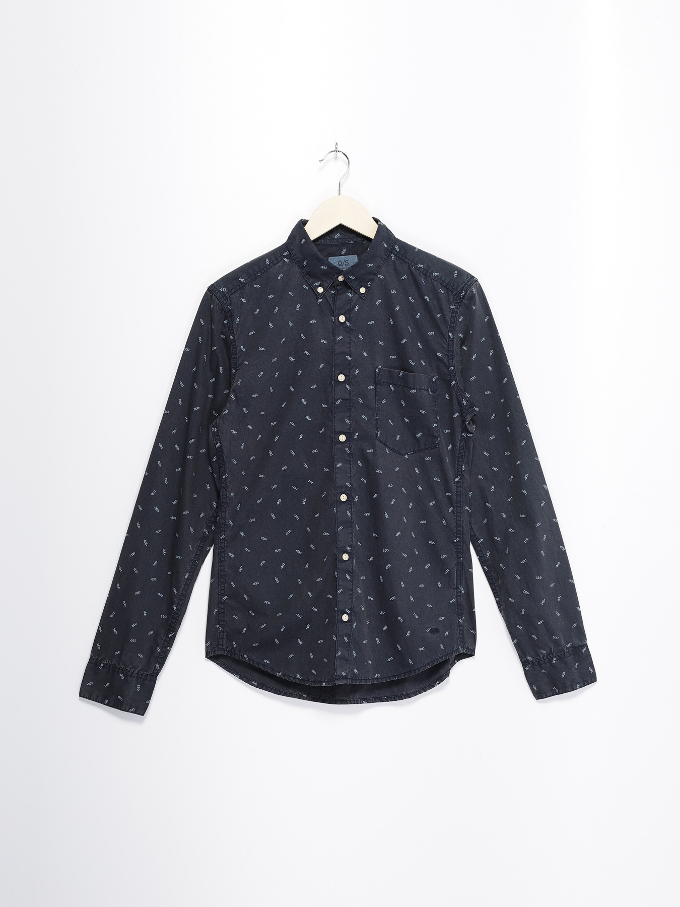 Рубашка S.Oliver модель 40608215904_т.сірий комб. Фото