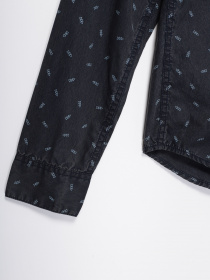 Сорочка повсякденна S.Oliver модель 40608215904_т.сірий комб. Фото