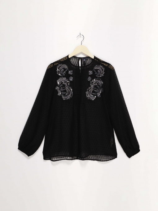 Блуза S.Oliver модель 41511118042 _чорний Фото