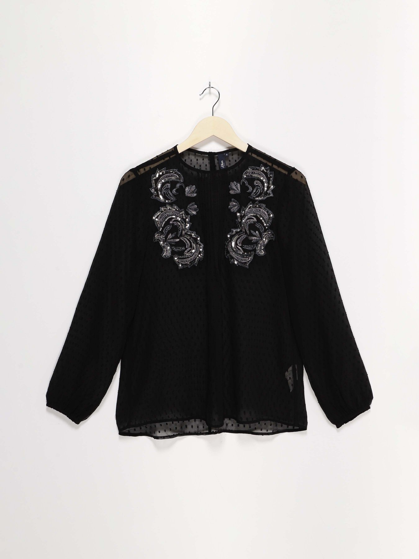 Блуза S.Oliver модель 41511118042_чорний Блуза S.Oliver модель 41511118042_чорний Фото