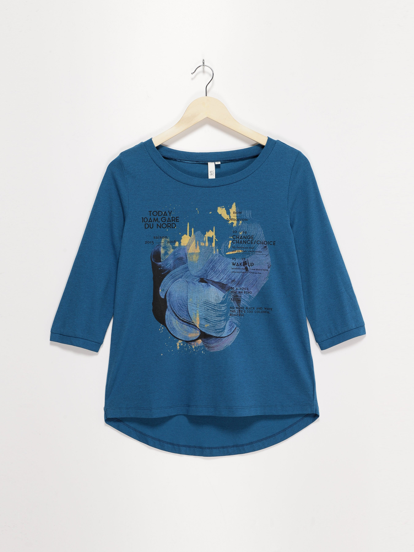 Лонгслів S.Oliver модель 41610395404_синій Фото