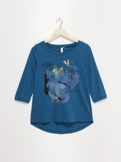 Лонгслив S.Oliver модель 41610395404_синій Фото